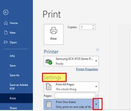 How to Print Front and Back of Documents